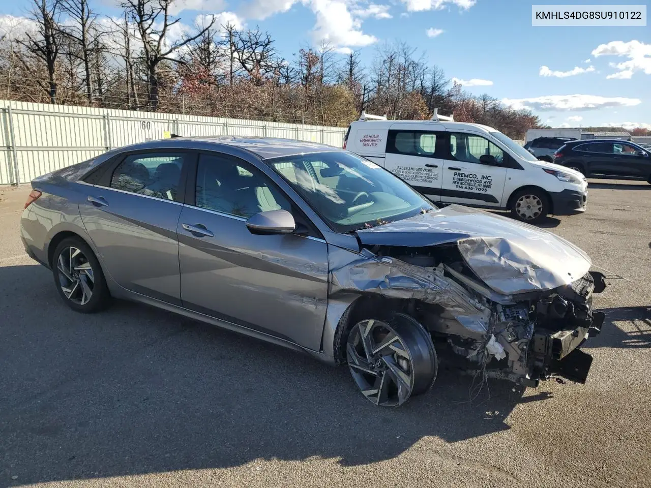 KMHLS4DG8SU910122 2025 Hyundai Elantra Sel