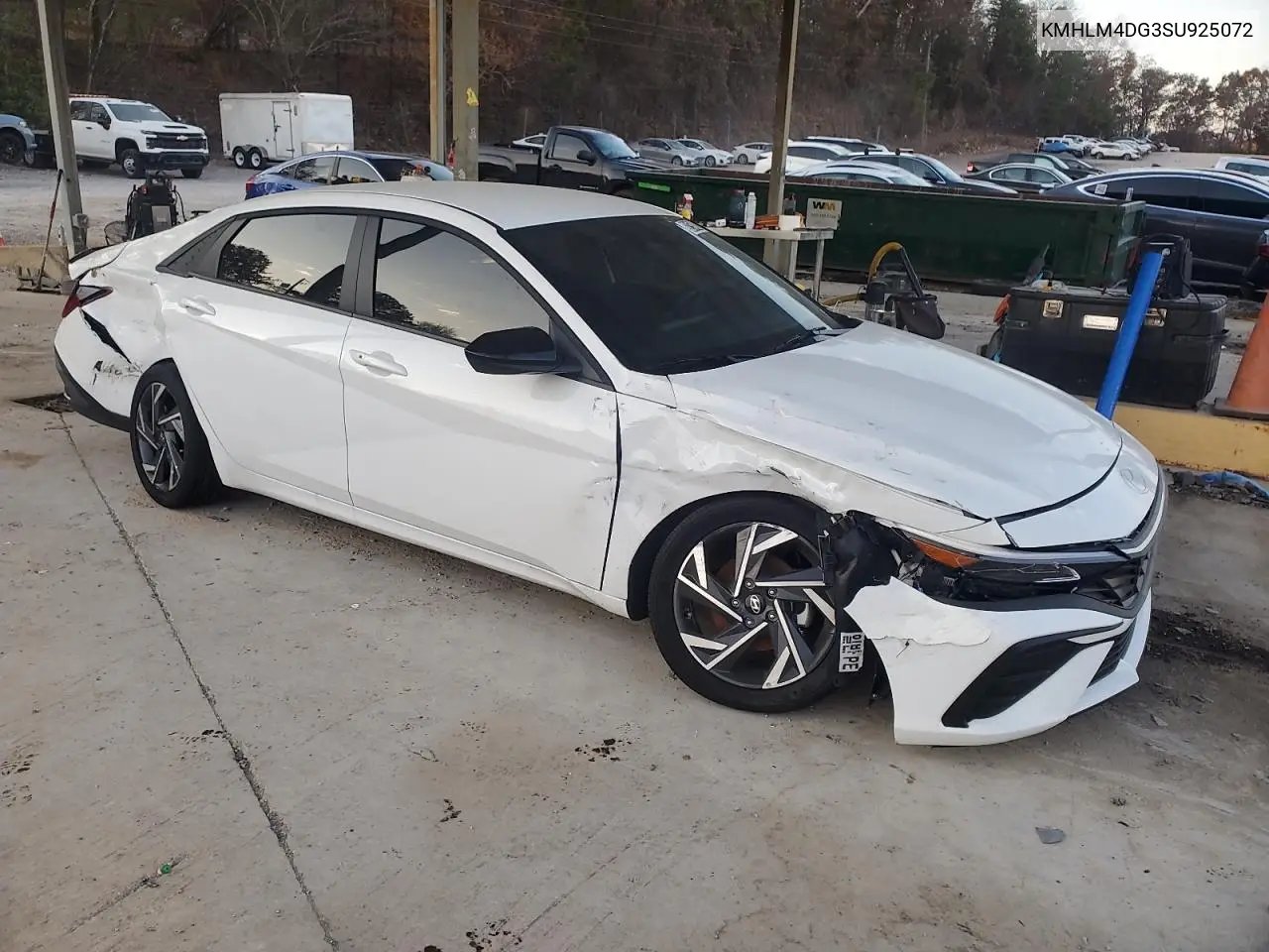 KMHLM4DG3SU925072 2025 Hyundai Elantra Sel Sport
