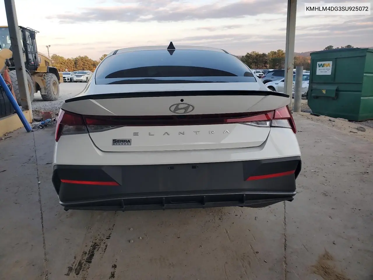 KMHLM4DG3SU925072 2025 Hyundai Elantra Sel Sport