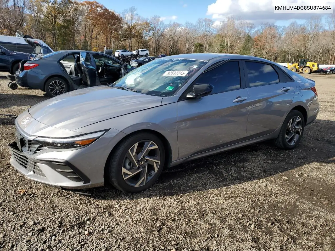 KMHLM4DG8SU874684 2025 Hyundai Elantra Sel Sport