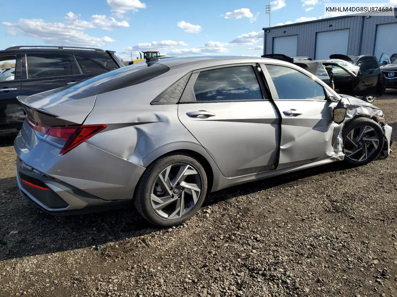 KMHLM4DG8SU874684 2025 Hyundai Elantra Sel Sport