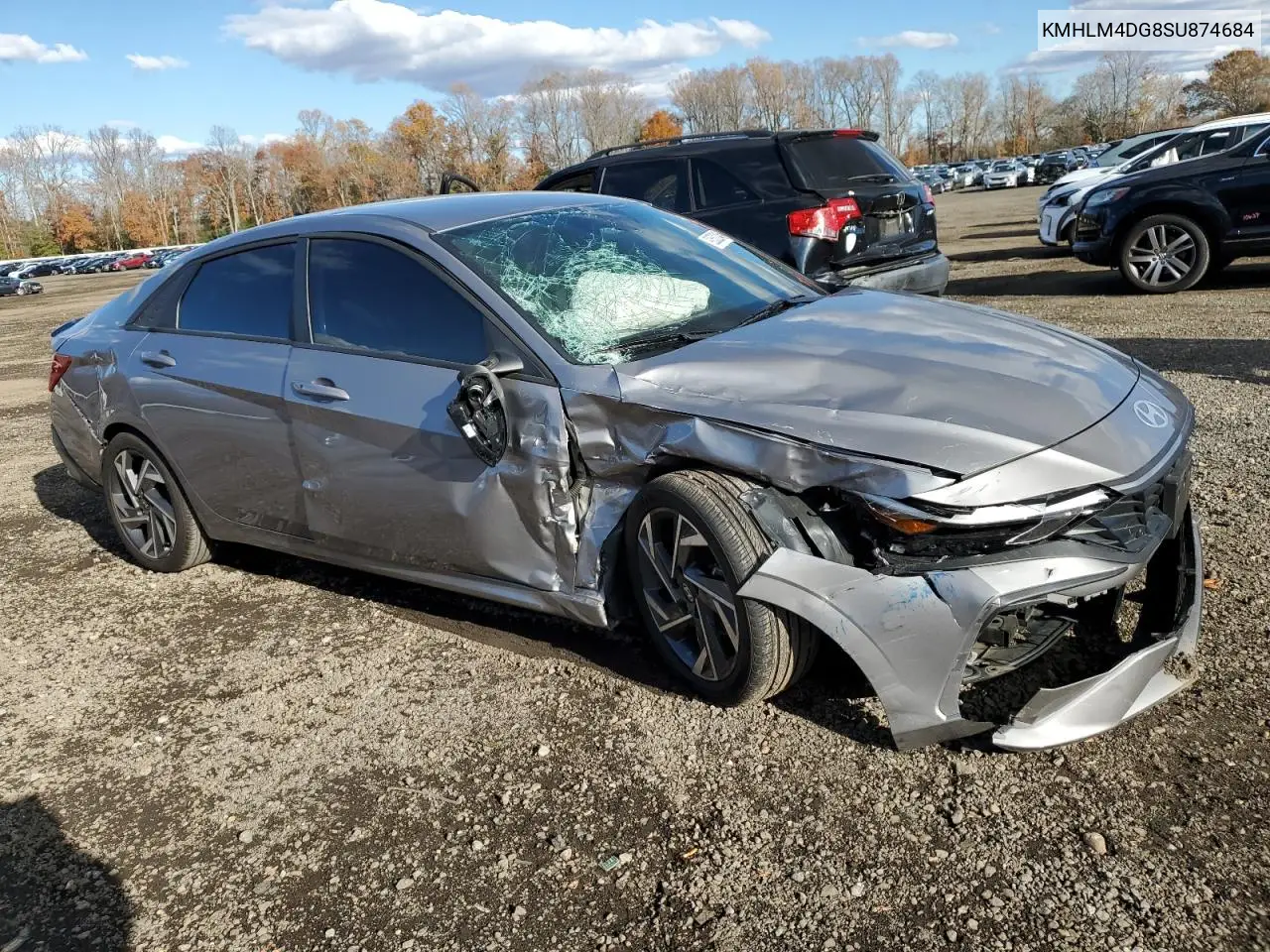 KMHLM4DG8SU874684 2025 Hyundai Elantra Sel Sport