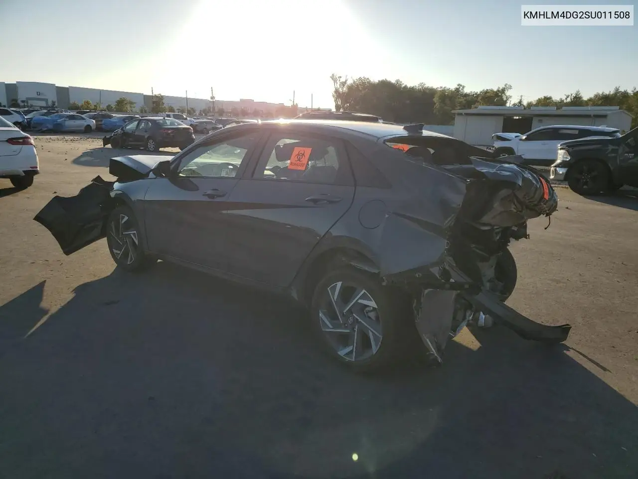 KMHLM4DG2SU011508 2025 Hyundai Elantra Sel Sport