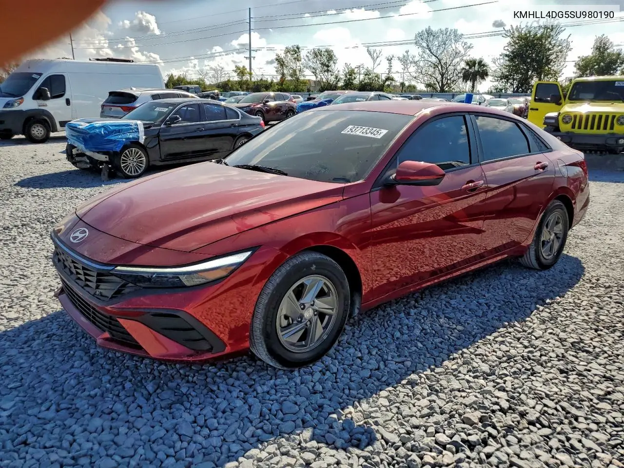 KMHLL4DG5SU980190 2025 Hyundai Elantra Se