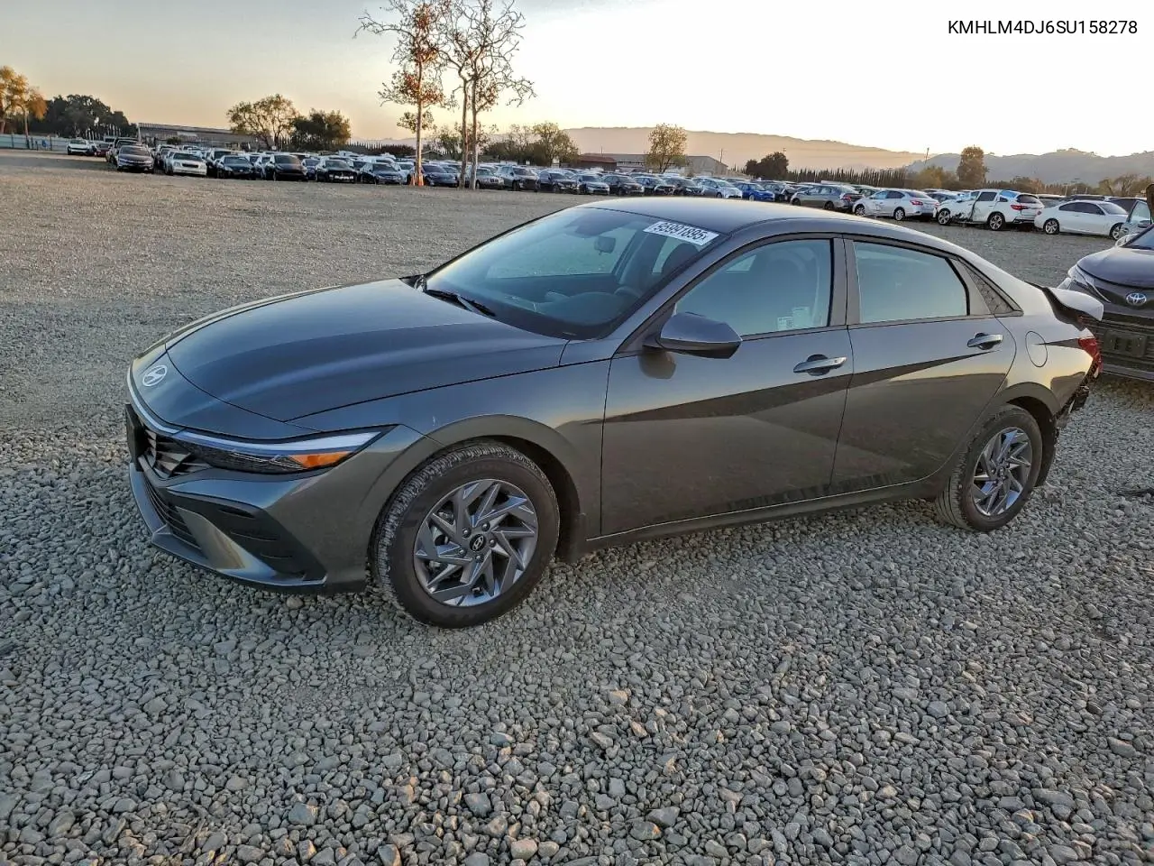 KMHLM4DJ6SU158278 2025 Hyundai Elantra Blue