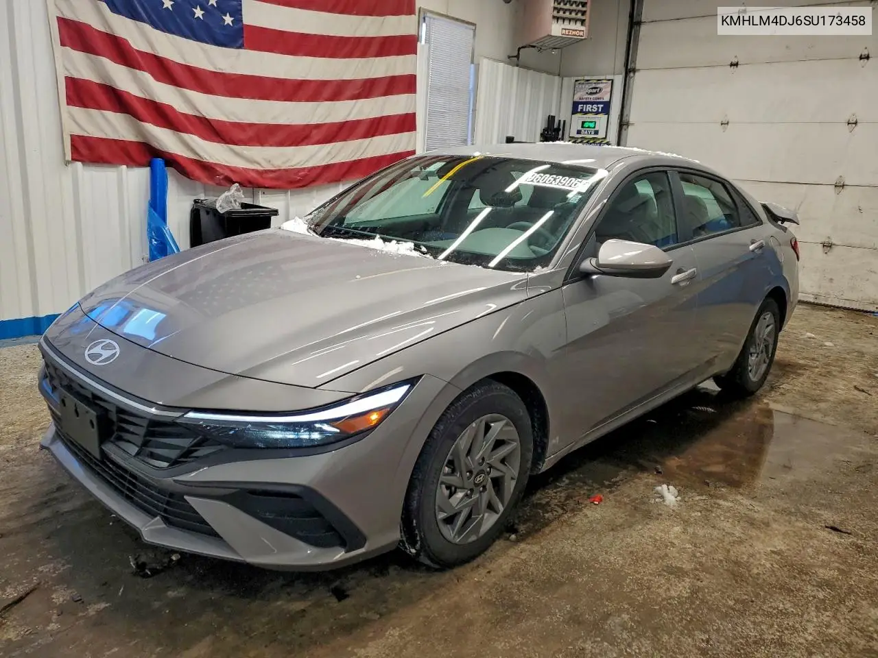 KMHLM4DJ6SU173458 2025 Hyundai Elantra Blue