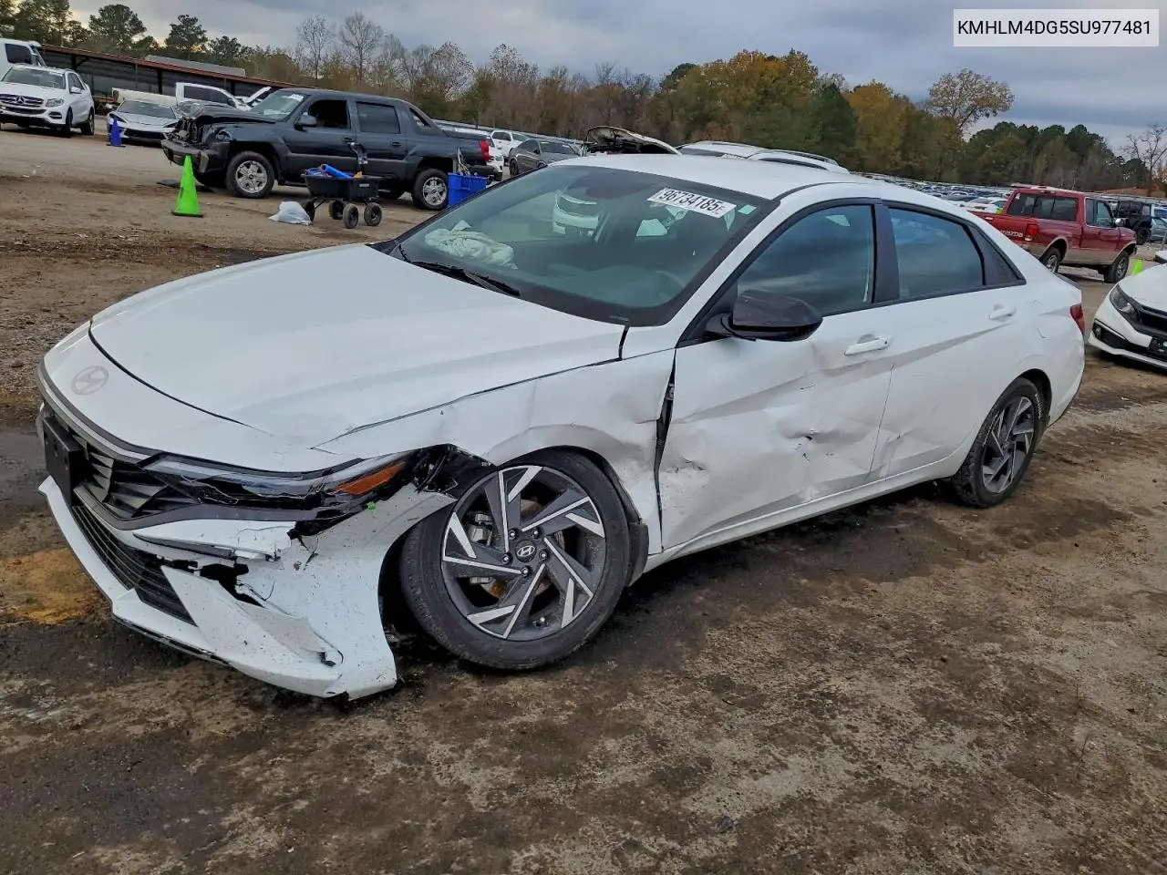 KMHLM4DG5SU977481 2025 Hyundai Elantra Sel Sport