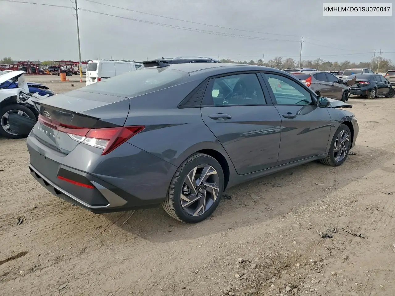 KMHLM4DG1SU070047 2025 Hyundai Elantra Sel Sport