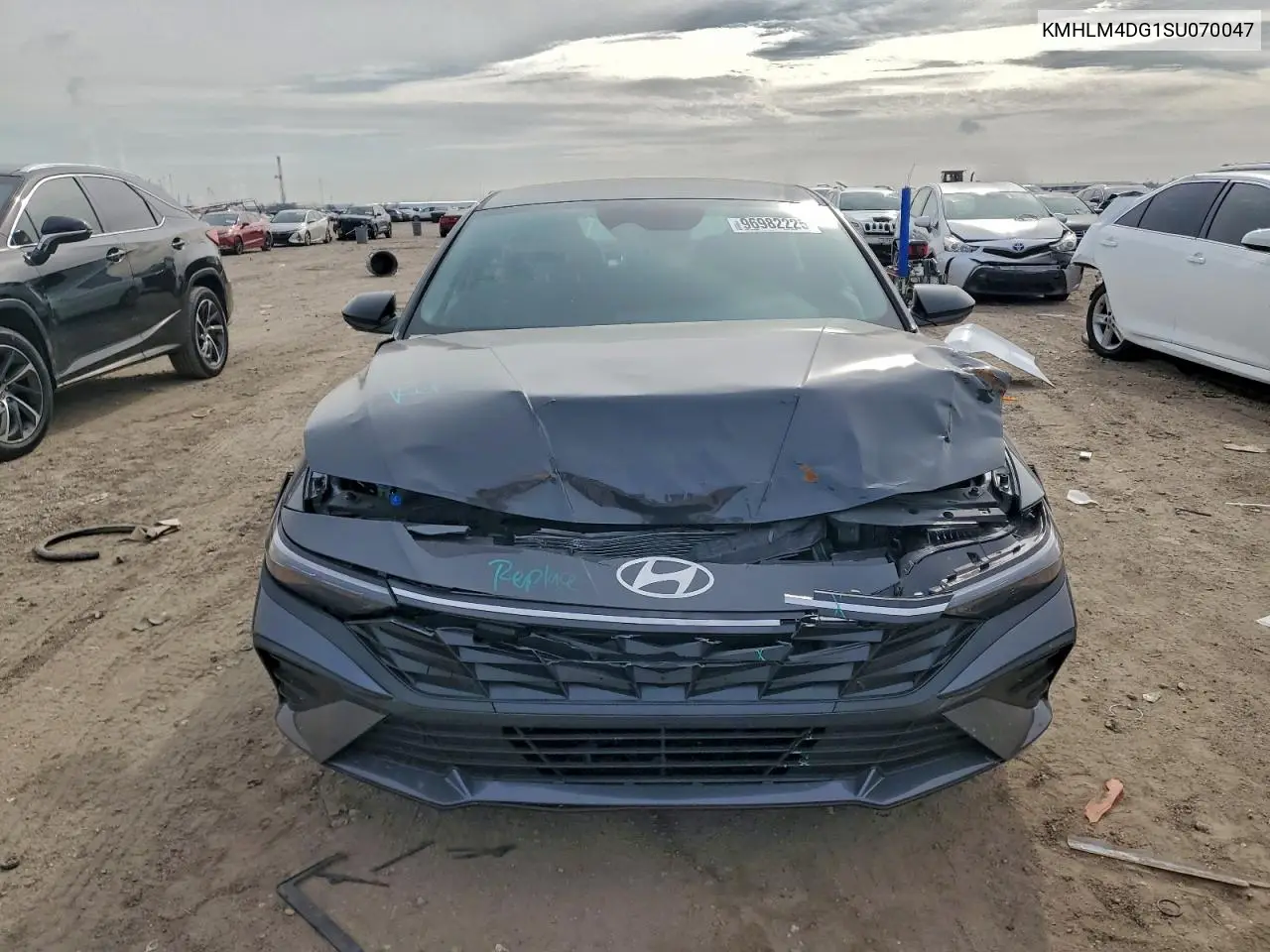 KMHLM4DG1SU070047 2025 Hyundai Elantra Sel Sport
