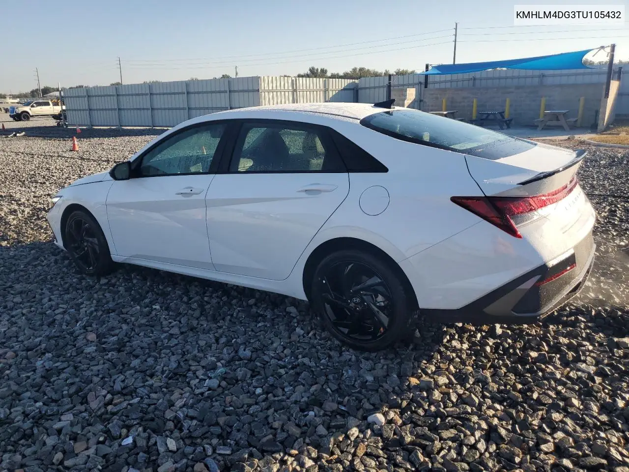 KMHLM4DG3TU105432 2026 Hyundai Elantra Sel Sport