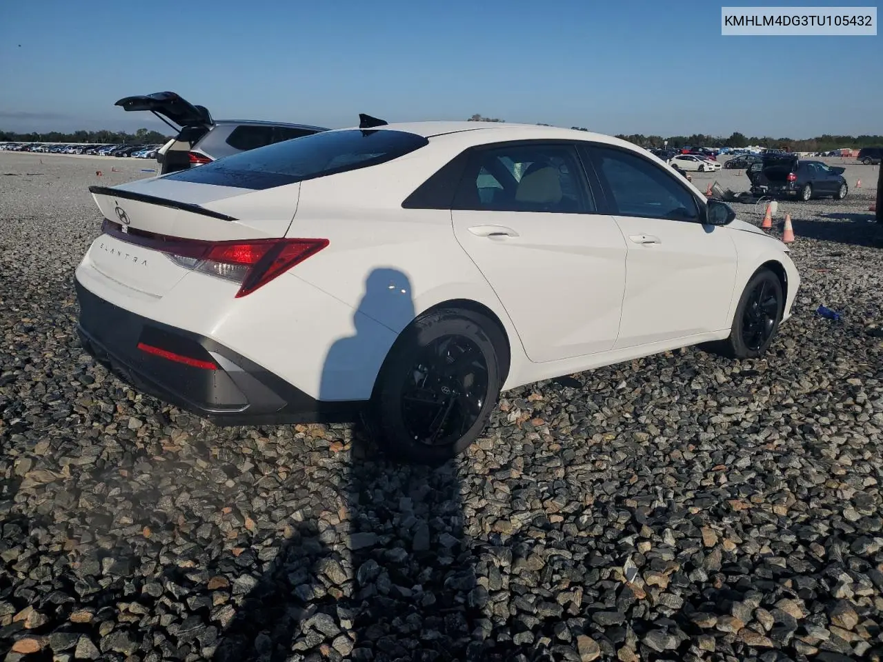 KMHLM4DG3TU105432 2026 Hyundai Elantra Sel Sport