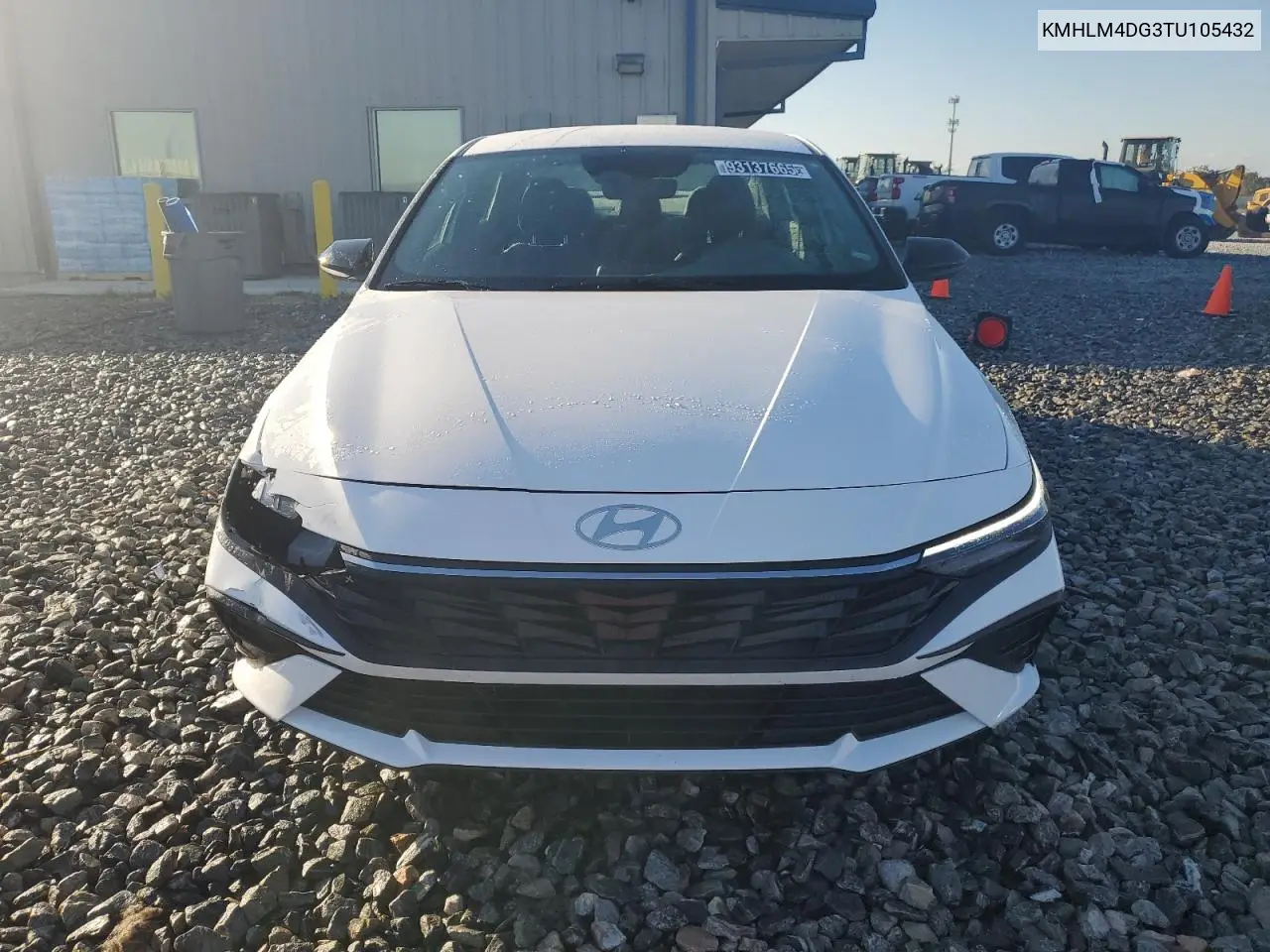 KMHLM4DG3TU105432 2026 Hyundai Elantra Sel Sport
