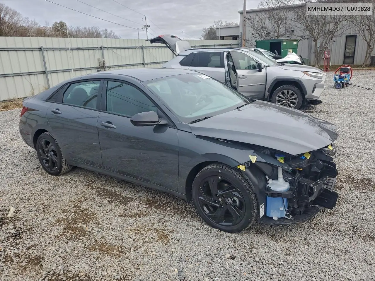 KMHLM4DG7TU099828 2026 Hyundai Elantra Sel Sport