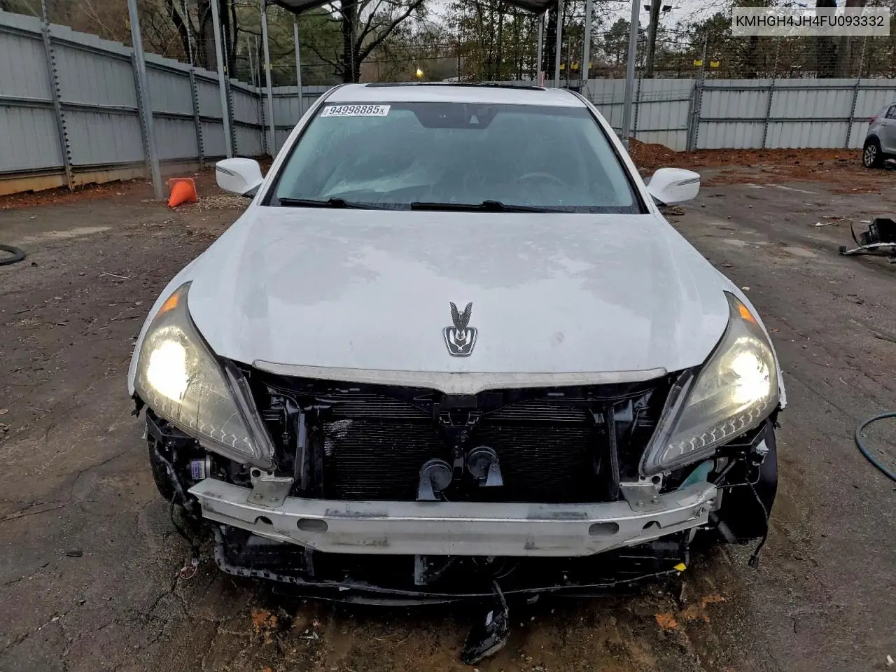 KMHGH4JH4FU093332 2015 Hyundai Equus Signature