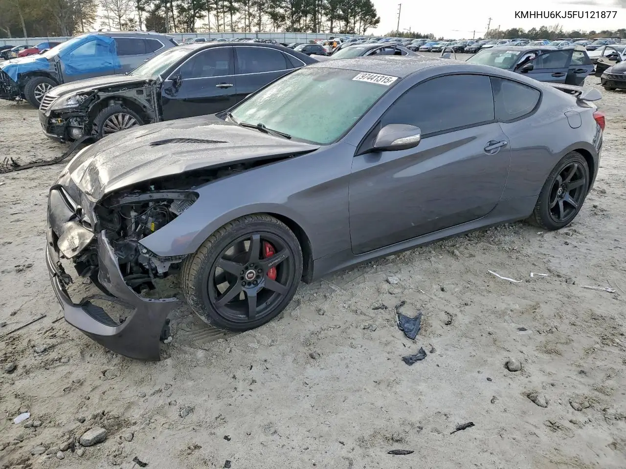KMHHU6KJ5FU121877 2015 Hyundai Genesis Coupe 3.8L