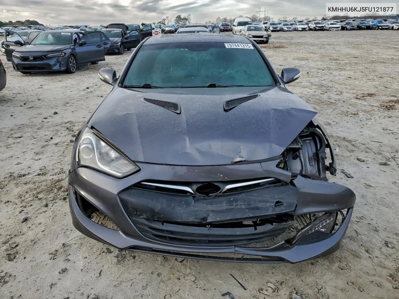 KMHHU6KJ5FU121877 2015 Hyundai Genesis Coupe 3.8L