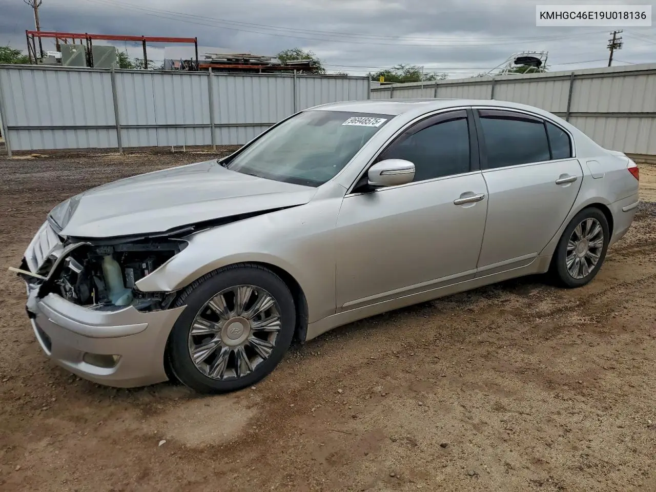 KMHGC46E19U018136 2009 Hyundai Genesis 3.8L