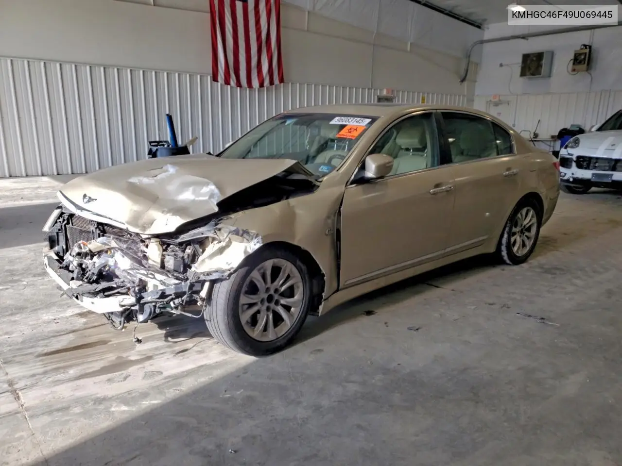 KMHGC46F49U069445 2009 Hyundai Genesis 4.6L