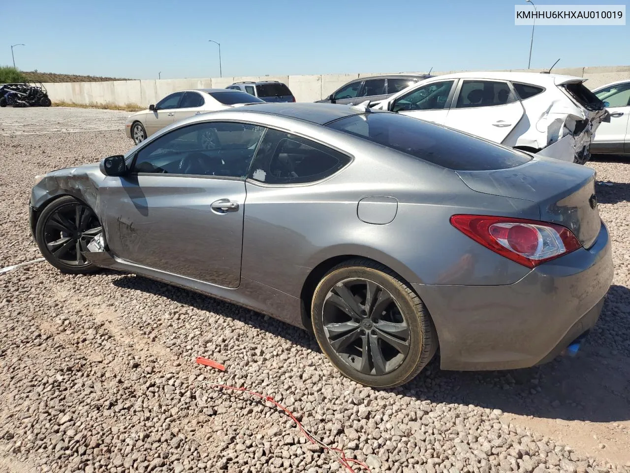 KMHHU6KHXAU010019 2010 Hyundai Genesis Coupe 3.8L