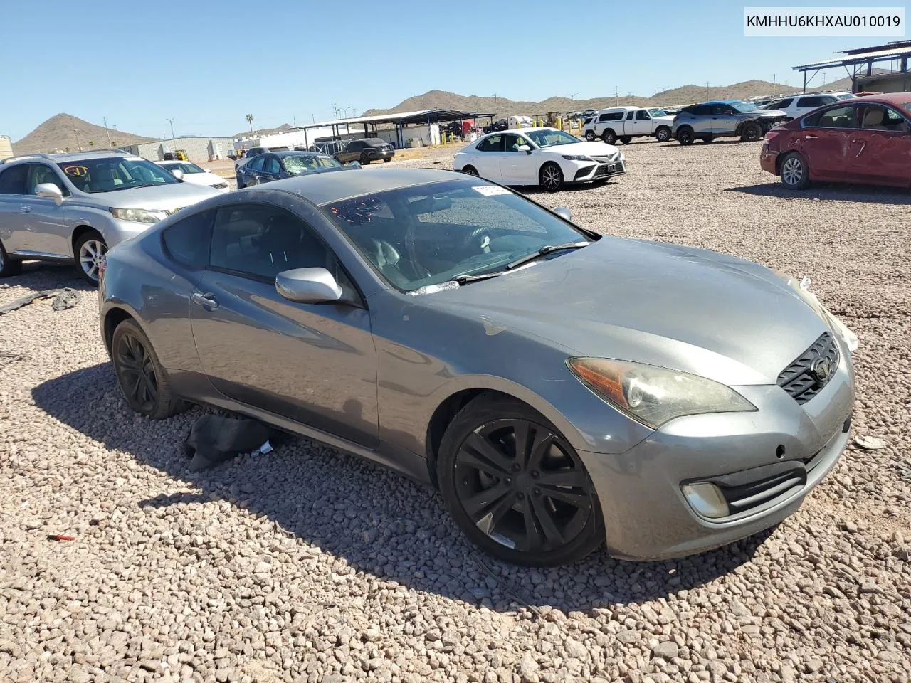 KMHHU6KHXAU010019 2010 Hyundai Genesis Coupe 3.8L