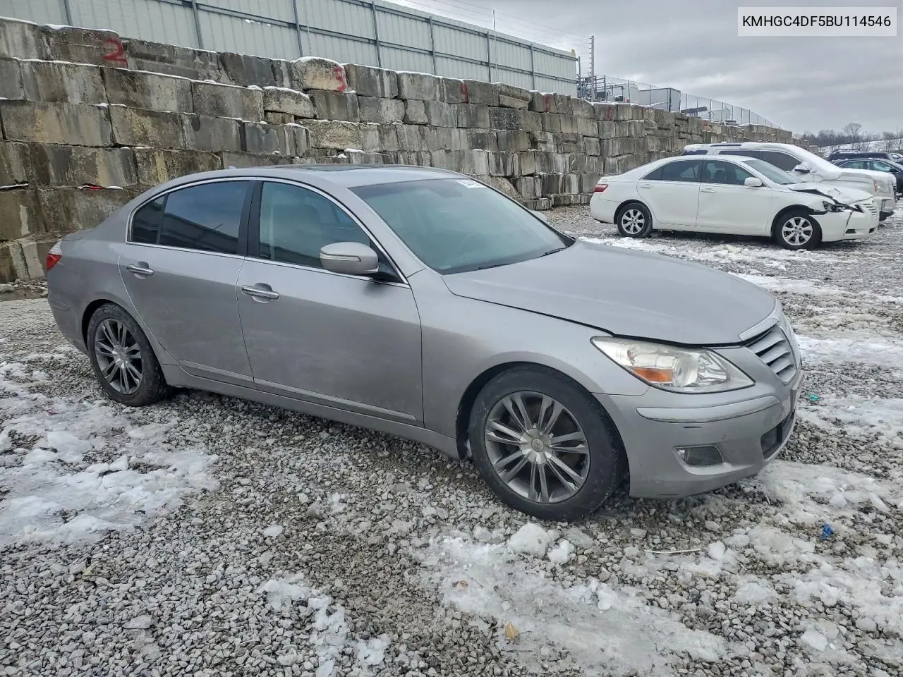 KMHGC4DF5BU114546 2011 Hyundai Genesis 4.6L
