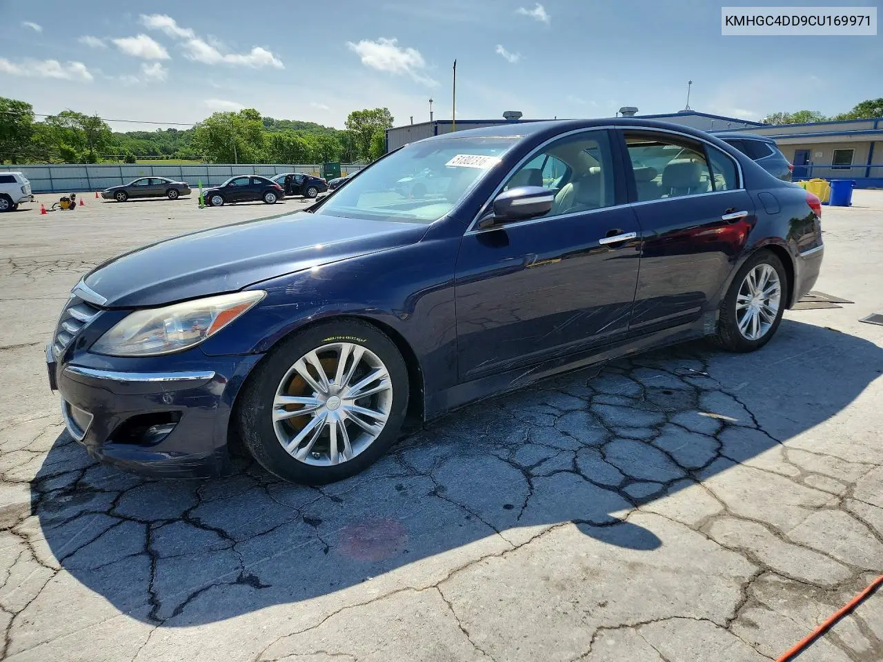 KMHGC4DD9CU169971 2012 Hyundai Genesis 3.8L