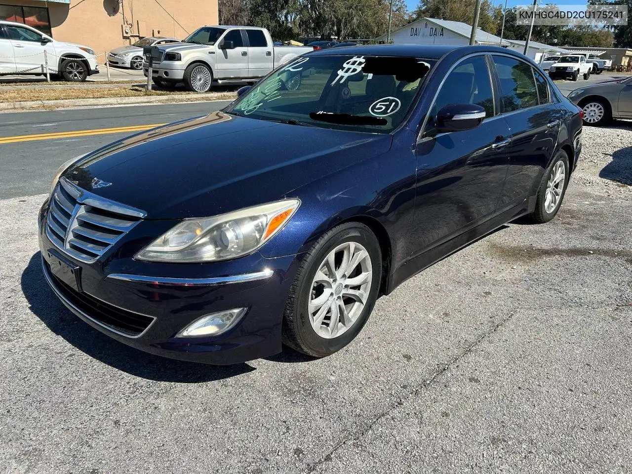 KMHGC4DD2CU175241 2012 Hyundai Genesis 3.8L