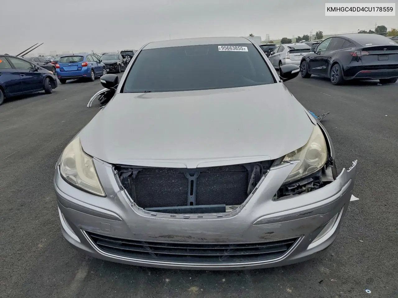 KMHGC4DD4CU178559 2012 Hyundai Genesis 3.8L