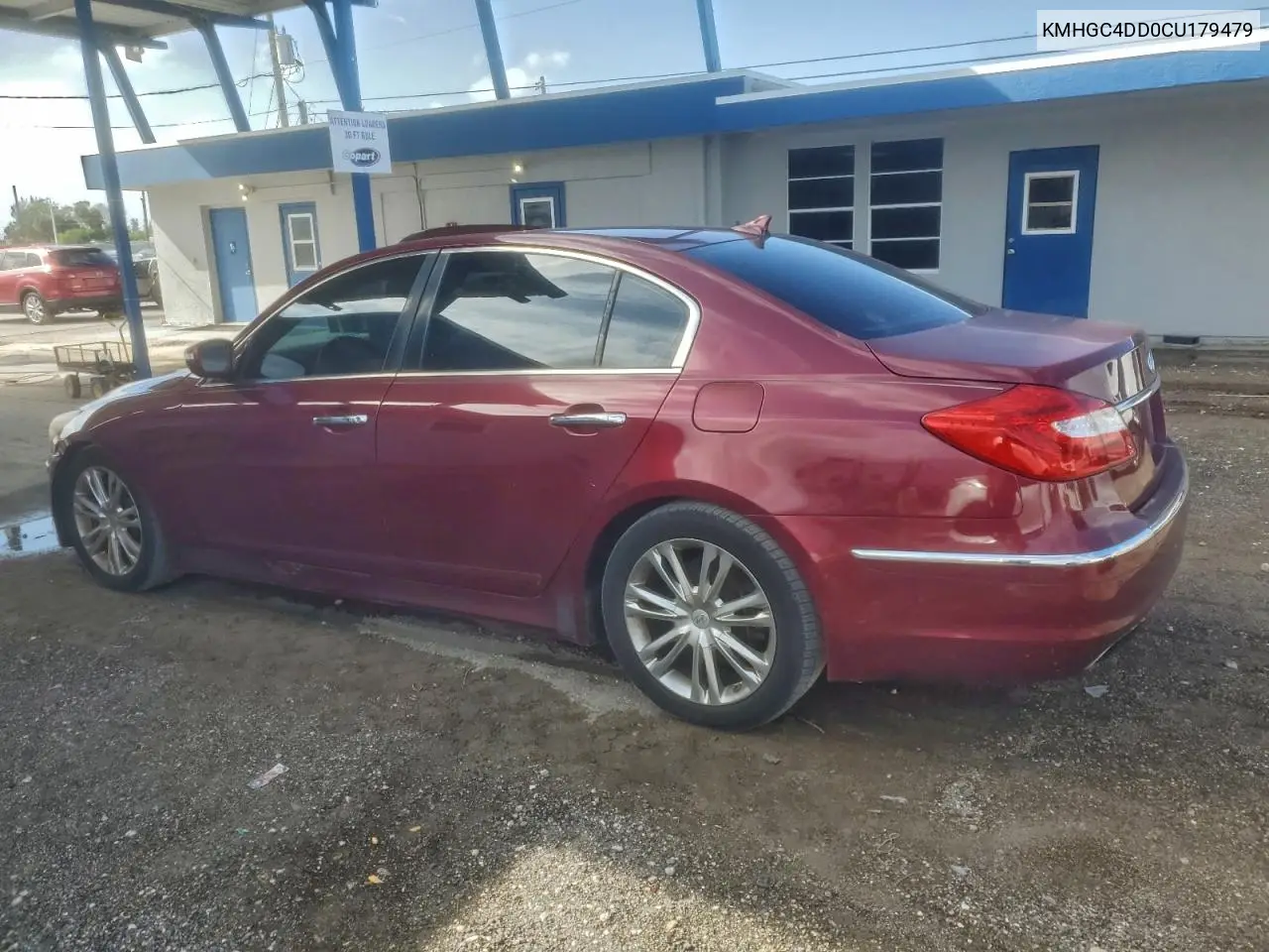 KMHGC4DD0CU179479 2012 Hyundai Genesis 3.8L
