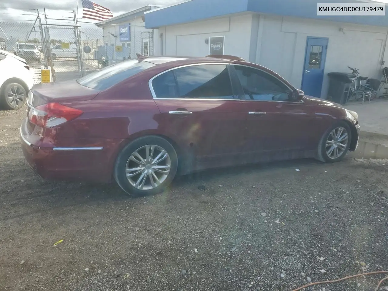 KMHGC4DD0CU179479 2012 Hyundai Genesis 3.8L