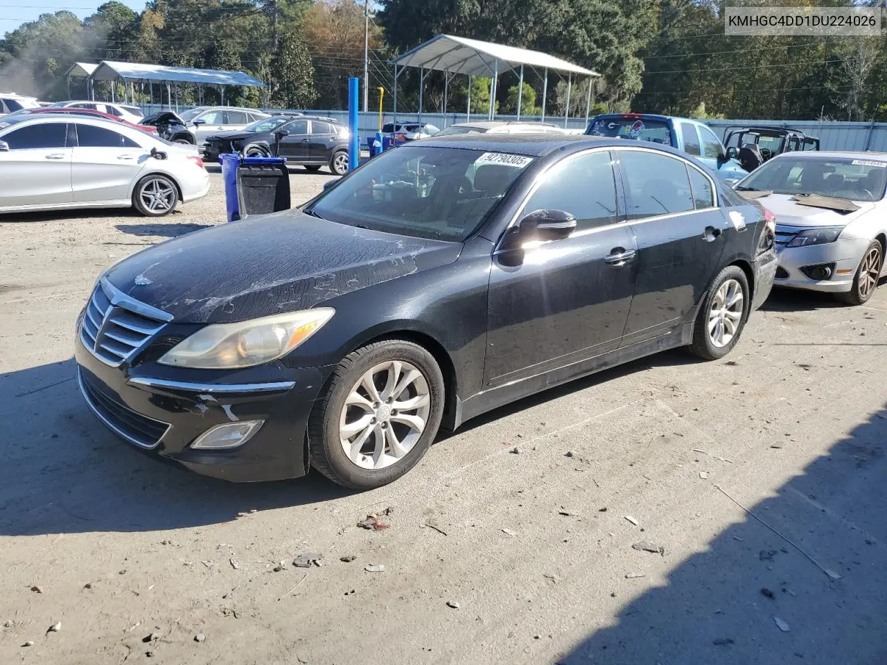 KMHGC4DD1DU224026 2013 Hyundai Genesis 3.8L