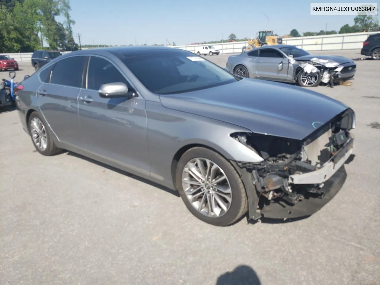 KMHGN4JEXFU063847 2015 Hyundai Genesis 3.8L