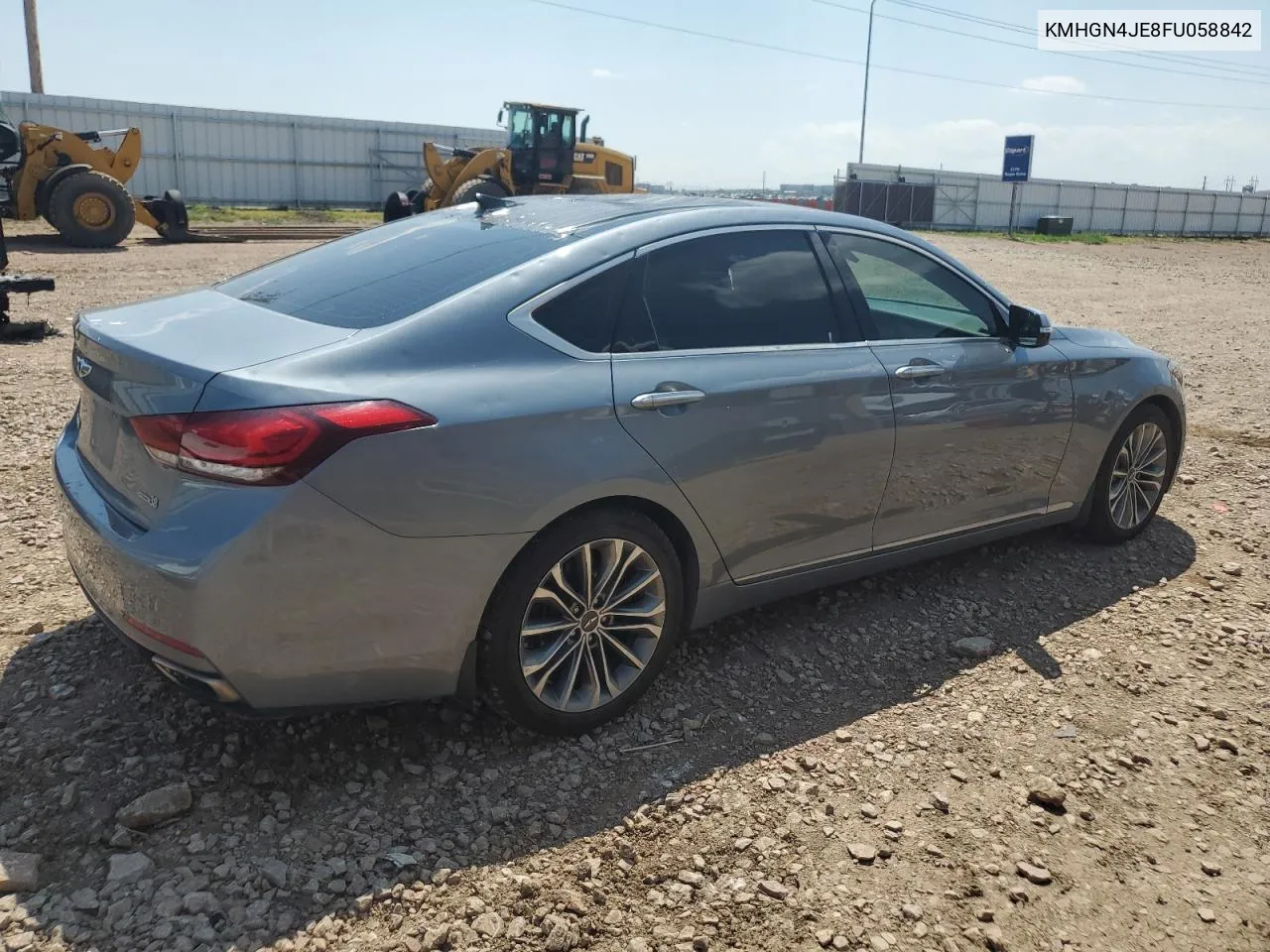 KMHGN4JE8FU058842 2015 Hyundai Genesis 3.8L