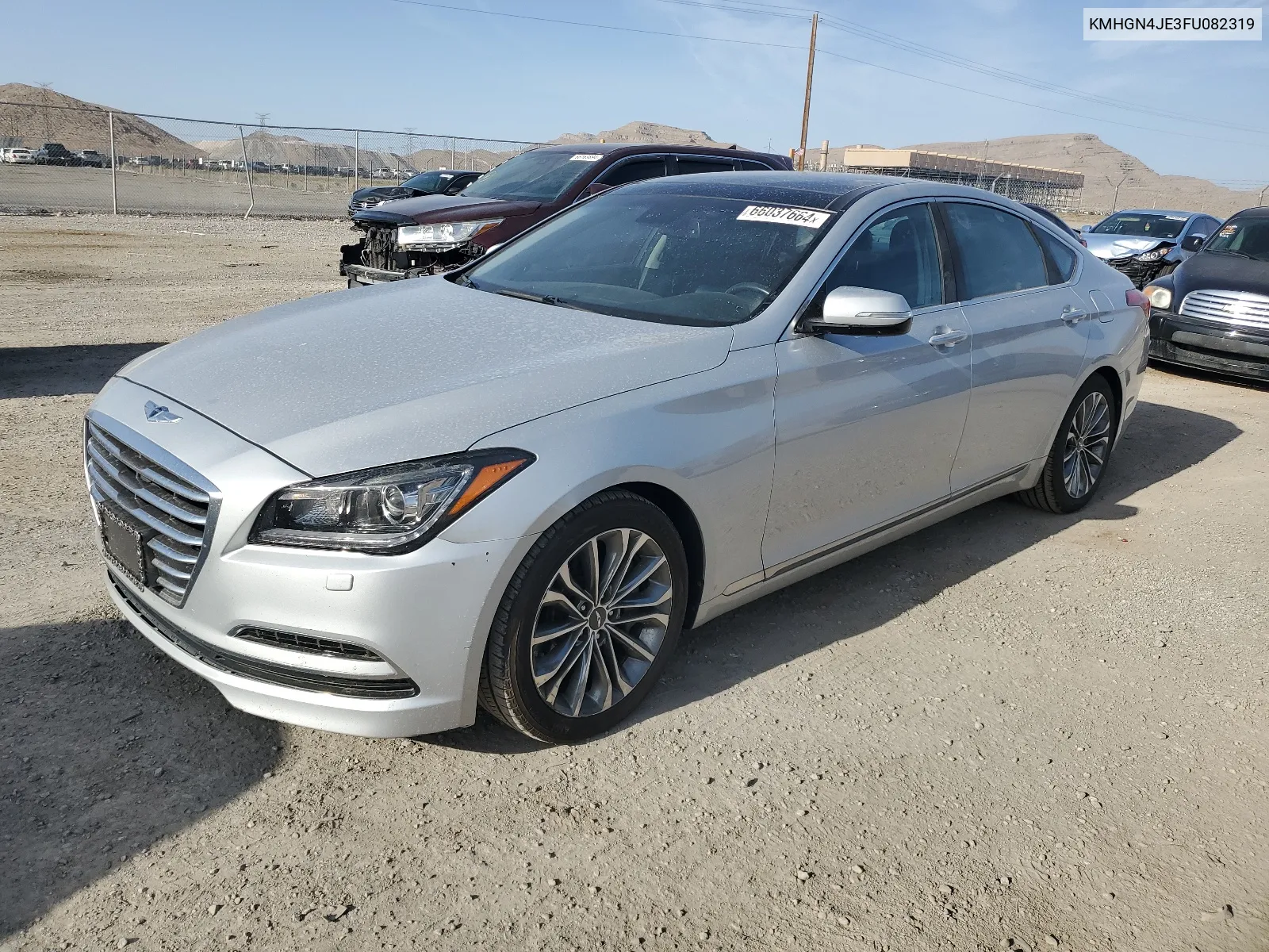 KMHGN4JE3FU082319 2015 Hyundai Genesis 3.8L