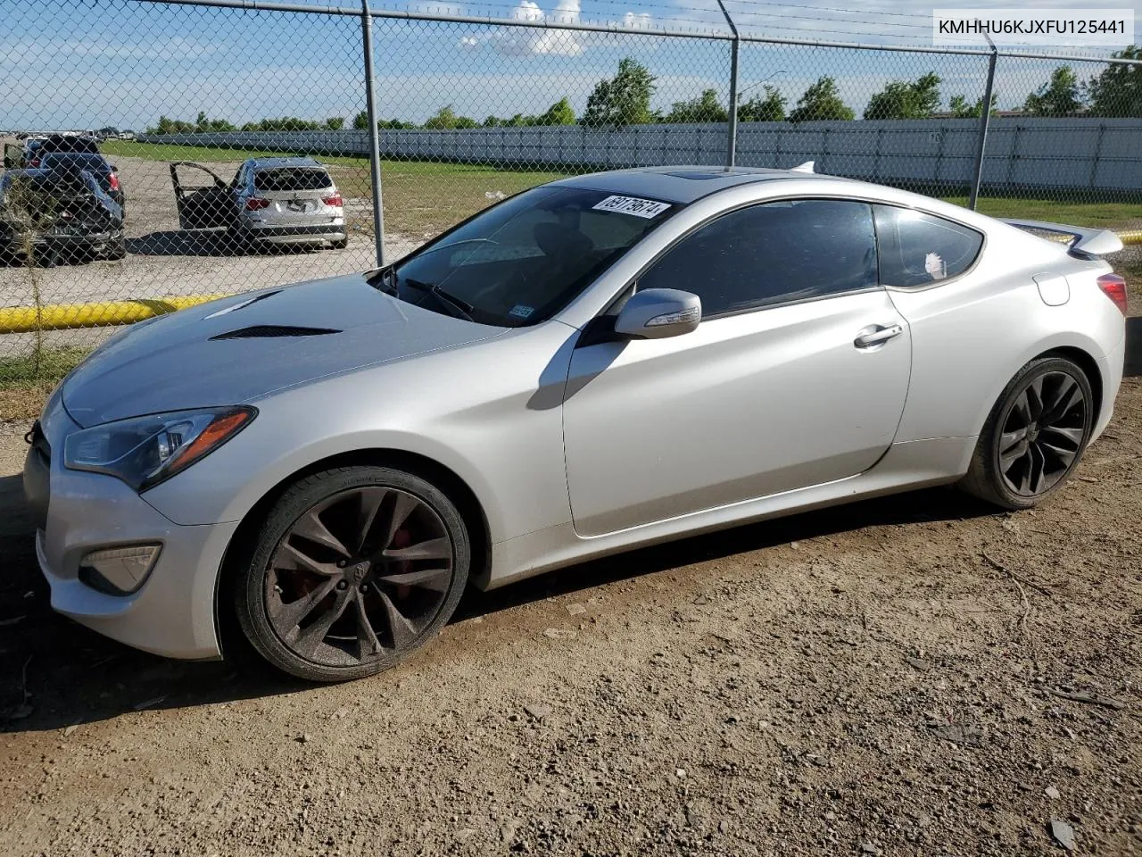 2015 Hyundai Genesis Coupe 3.8L VIN: KMHHU6KJXFU125441 Lot: 69179674