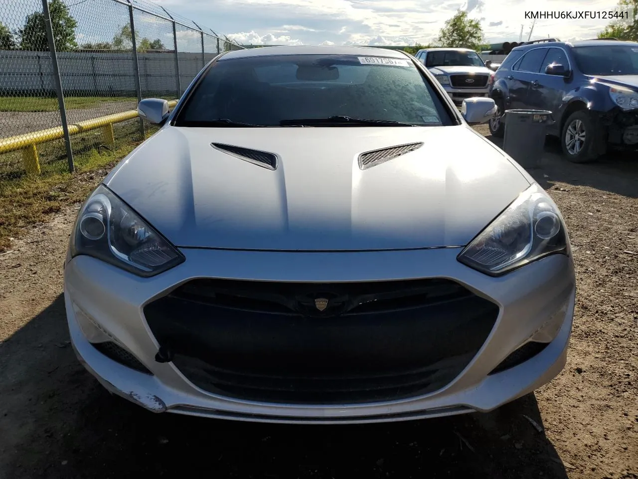 2015 Hyundai Genesis Coupe 3.8L VIN: KMHHU6KJXFU125441 Lot: 69179674