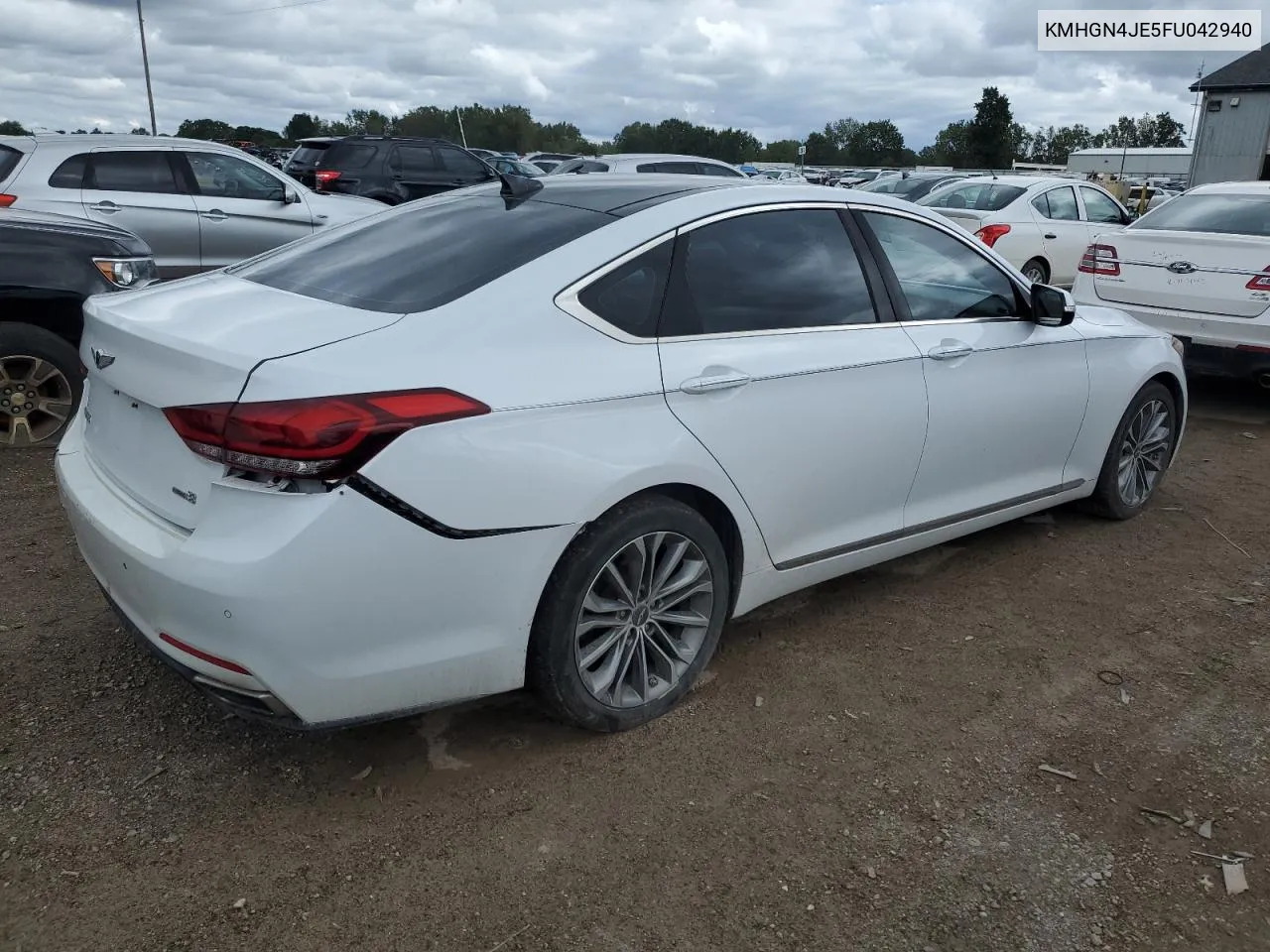 KMHGN4JE5FU042940 2015 Hyundai Genesis 3.8L