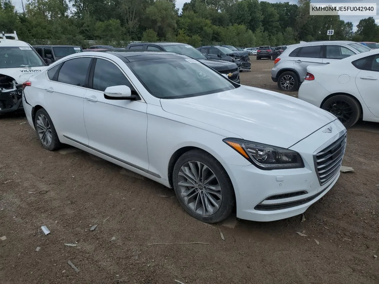 KMHGN4JE5FU042940 2015 Hyundai Genesis 3.8L