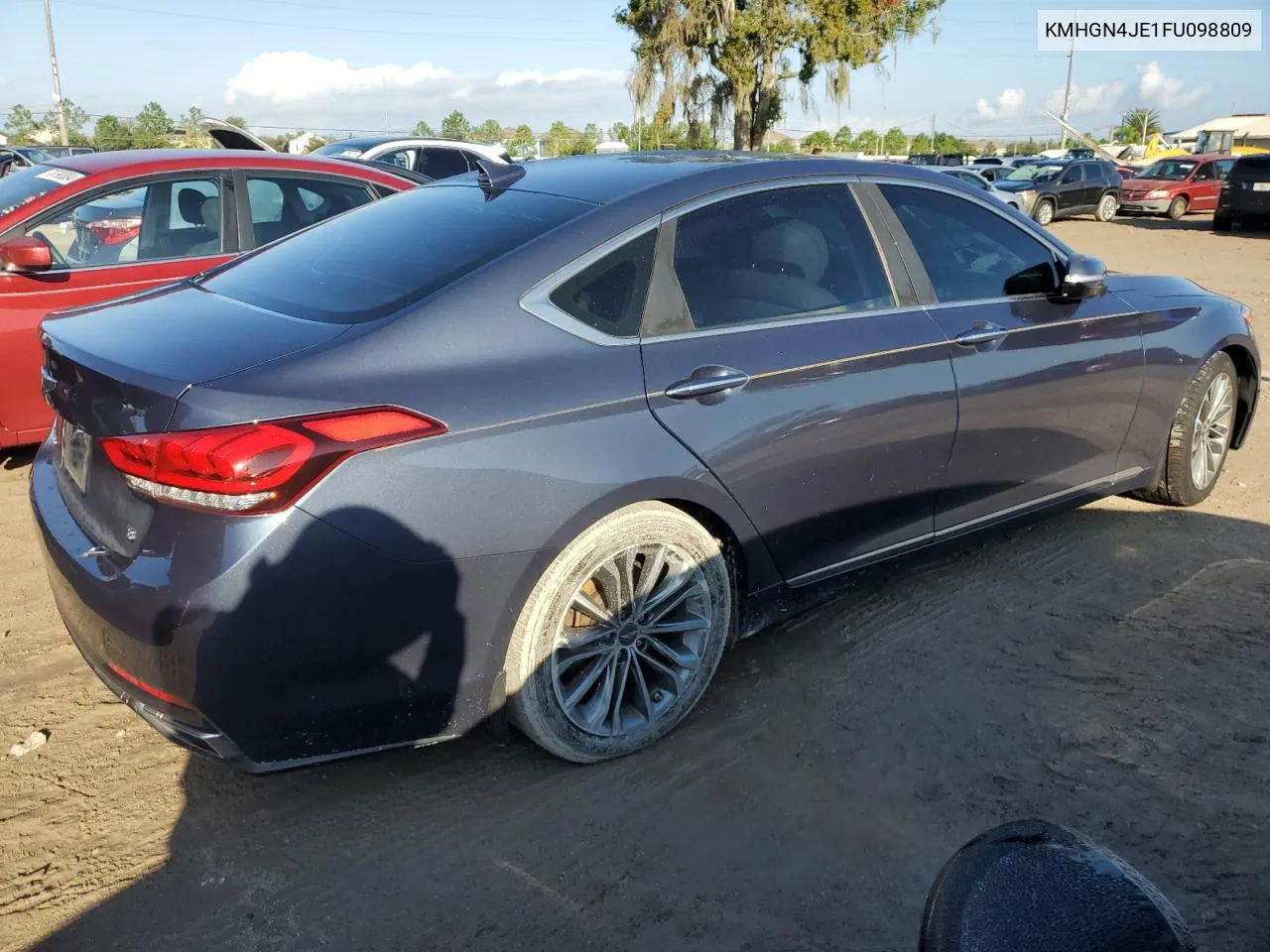 KMHGN4JE1FU098809 2015 Hyundai Genesis 3.8L