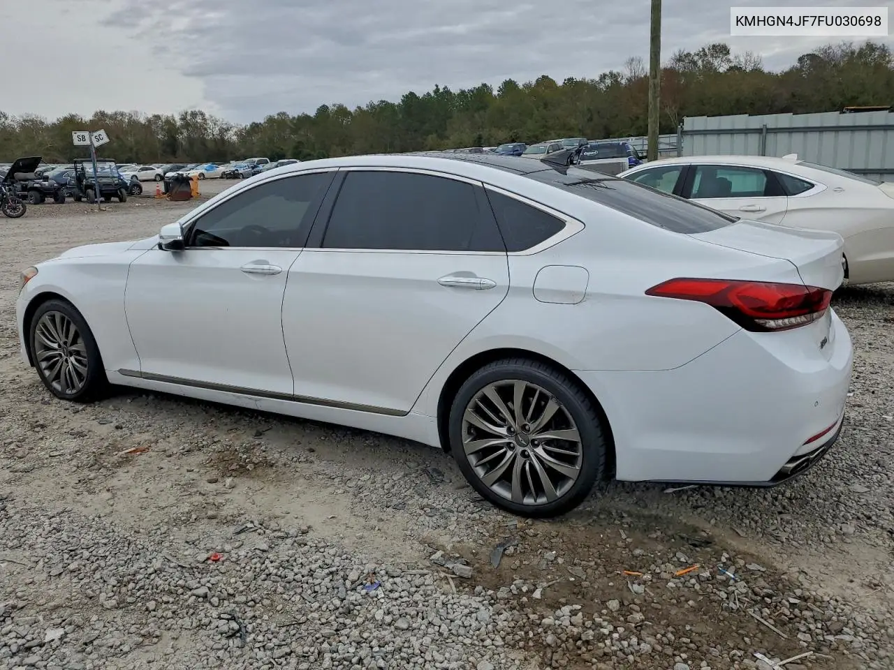 KMHGN4JF7FU030698 2015 Hyundai Genesis 5.0L