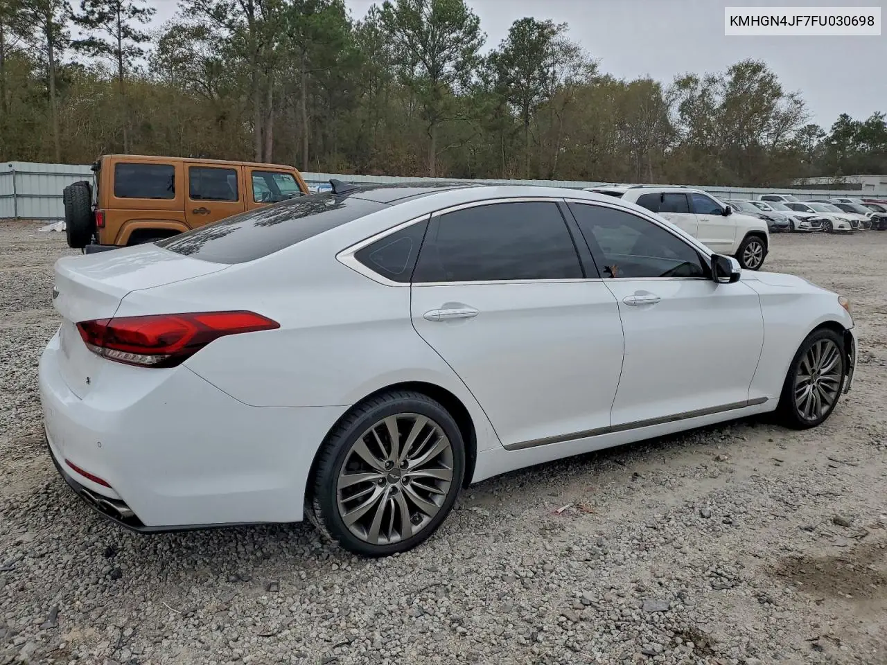 KMHGN4JF7FU030698 2015 Hyundai Genesis 5.0L