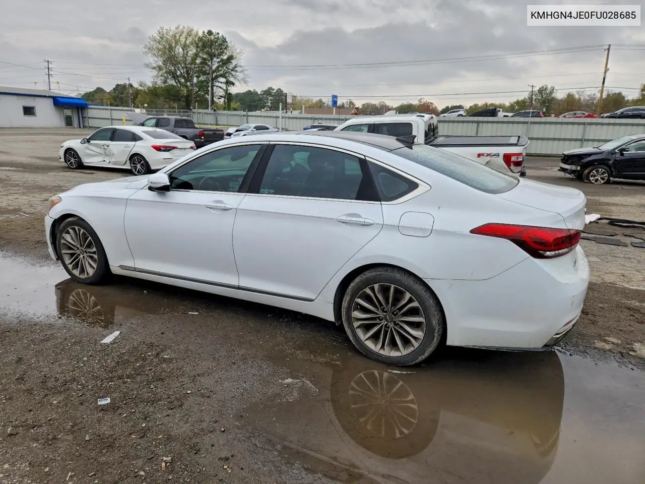KMHGN4JE0FU028685 2015 Hyundai Genesis 3.8L