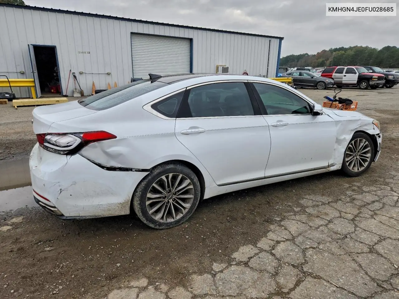 KMHGN4JE0FU028685 2015 Hyundai Genesis 3.8L