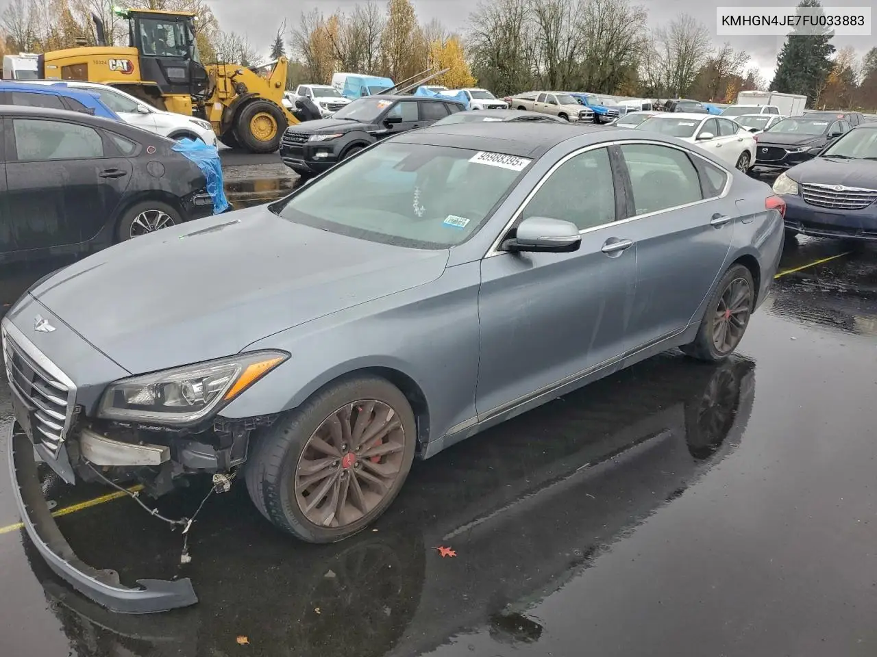 KMHGN4JE7FU033883 2015 Hyundai Genesis 3.8L