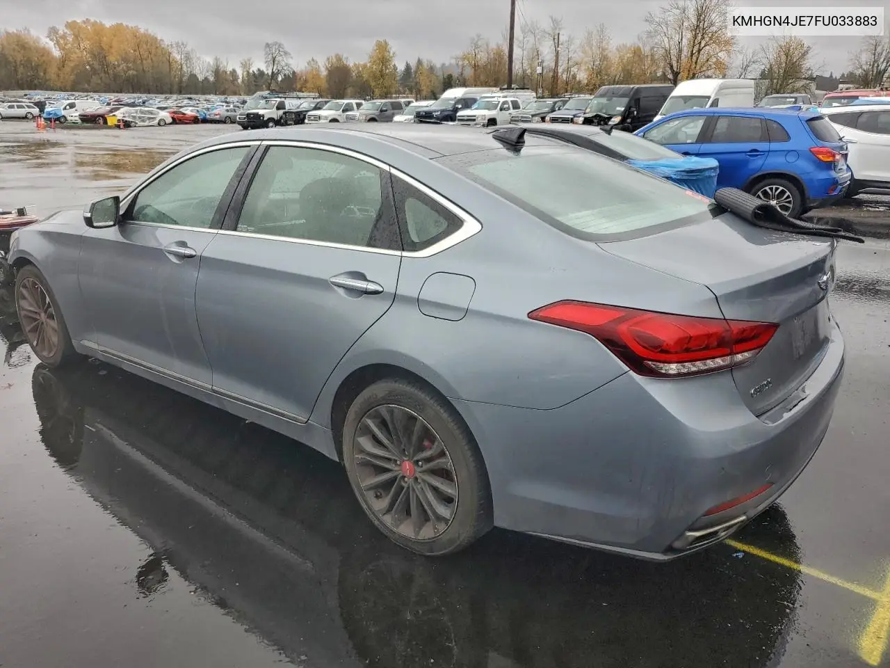KMHGN4JE7FU033883 2015 Hyundai Genesis 3.8L