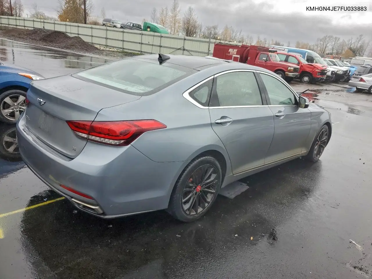 KMHGN4JE7FU033883 2015 Hyundai Genesis 3.8L
