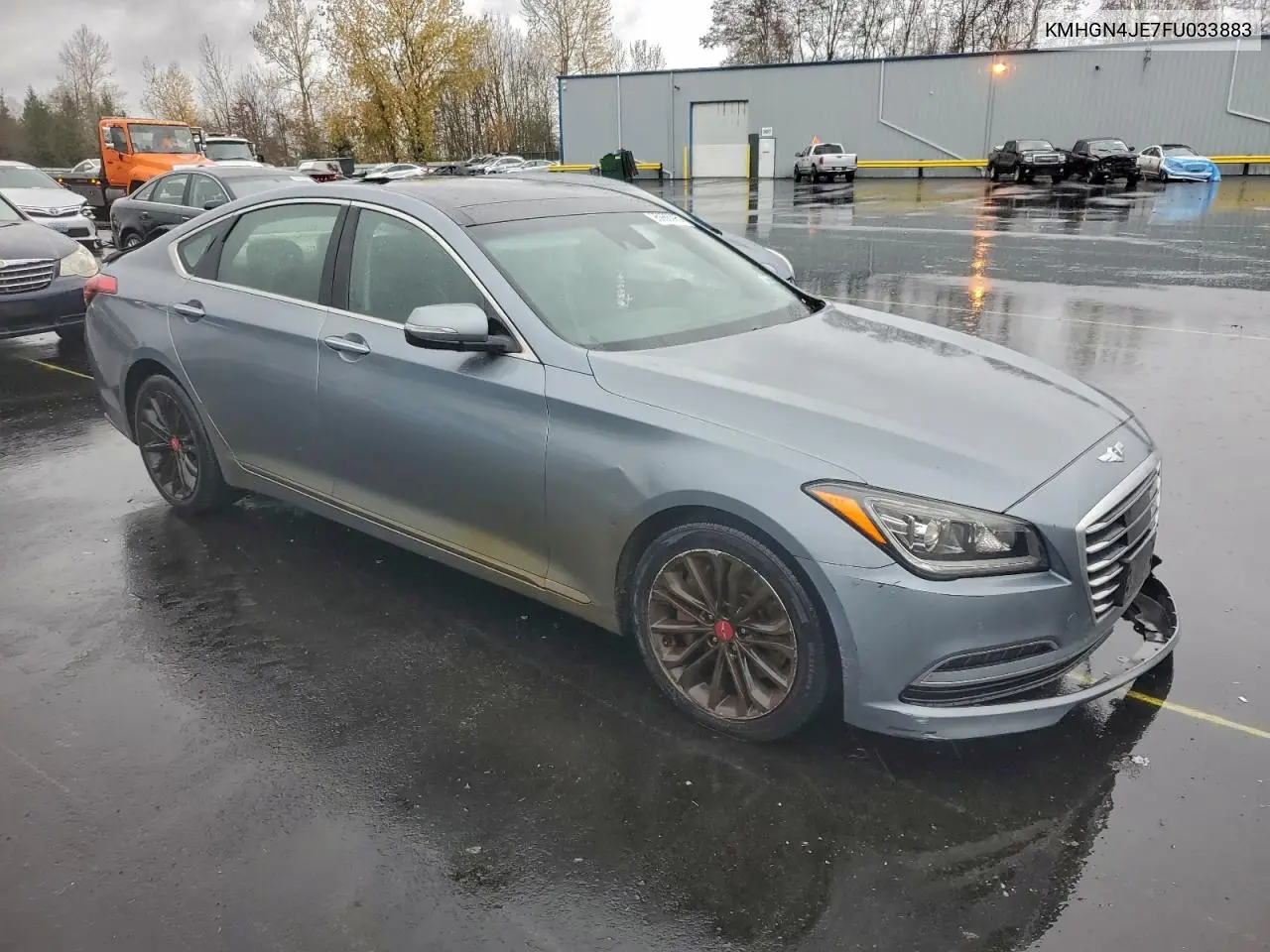 KMHGN4JE7FU033883 2015 Hyundai Genesis 3.8L