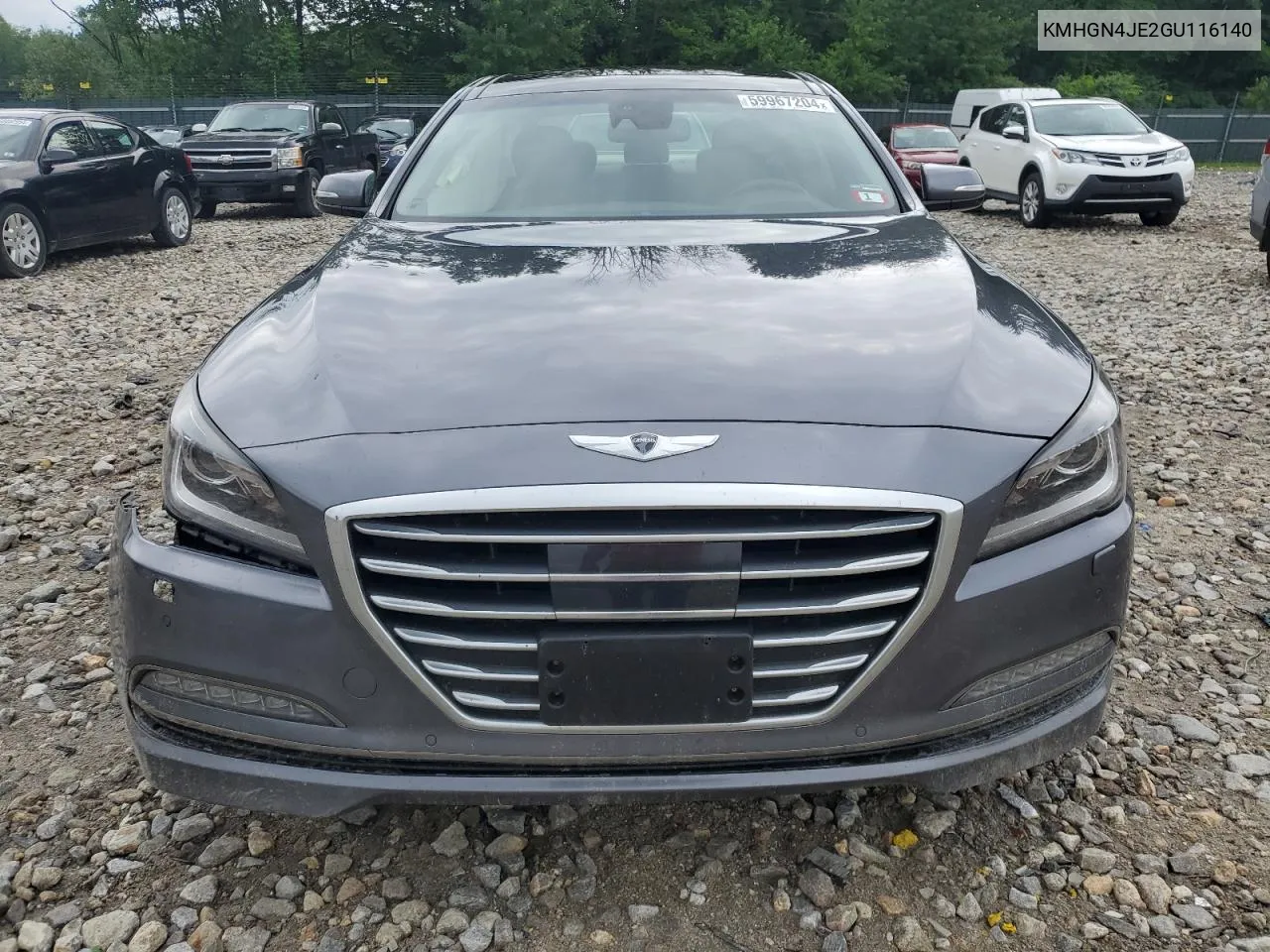 KMHGN4JE2GU116140 2016 Hyundai Genesis 3.8L