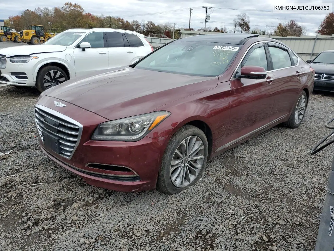 KMHGN4JE1GU106750 2016 Hyundai Genesis 3.8L
