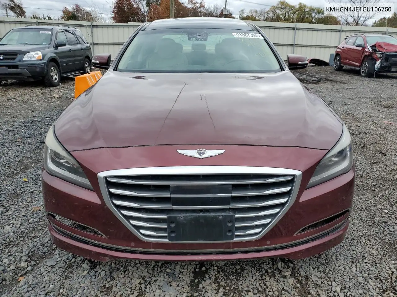 KMHGN4JE1GU106750 2016 Hyundai Genesis 3.8L